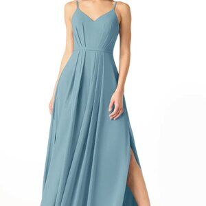 Azazie Blue Formal Gown (Bridesmaid, Wedding, etc.)
